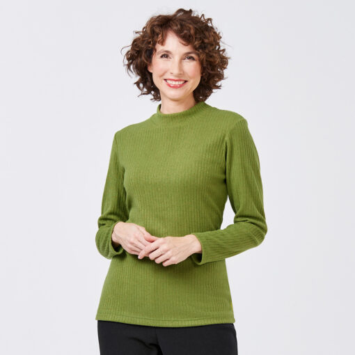 Rippen-Pullover »Emilia«, kiwi