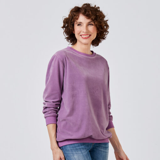 Samt-Pullover »Ruby«, flieder - Image 2