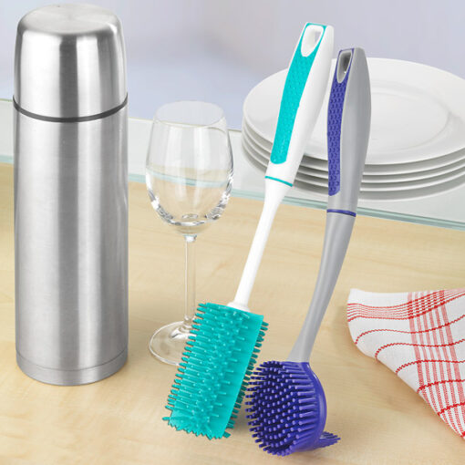 Hygiene-Spülbürsten Silikon, selbstreinigend, 2er Set, 2er Set
