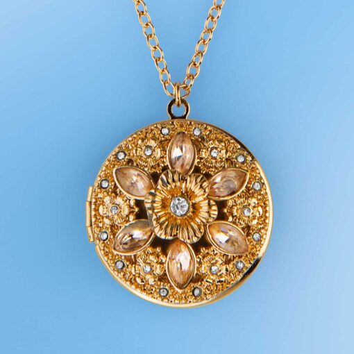 Medaillon mit Kristallen - Image 3