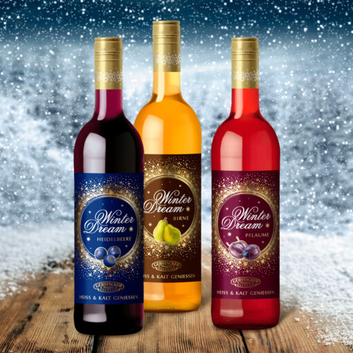 3 Flaschen »Wintertraum«, 3 x 0,75 l