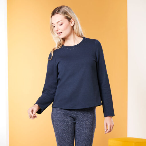 Wohlfühlshirt »Mia«, marine