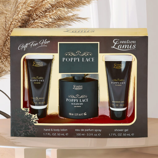Duft-Pflegeset »Poppy Lace« – FÜR SIE, 3-tlg. - Image 2