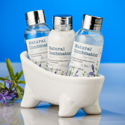 Bade-Set in Badewanne »Lavendel«